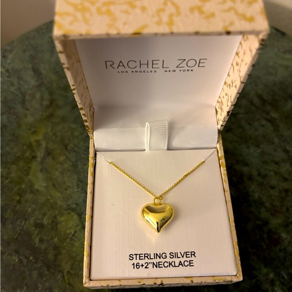 Rachel Zoe Gold Heart Necklace - Picture 1 of 1